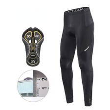 Cycling Slim Pants Riding Bicycle Trousers Men's MTB Bike Leggings with Gel Pad