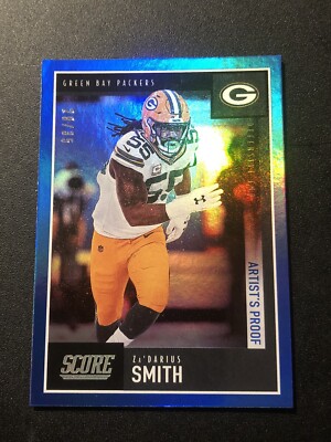2020 Score Blue Artist s Proof /35 Za'Darius Smith #235