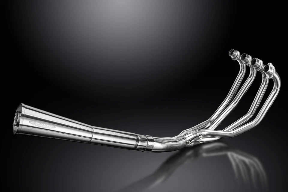 Silenciador megáfono clásico de escape completo Yamaha XJ750 Maxim 1982-86 4-1 Foto 3 de 4