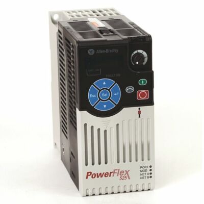 NEW- (2) Not in Box Allen Bradley 25B-D1P4N104 A Powerflex 525 AC Drive 0.5HP