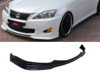 09-10 LEXUS IS250 IS350 ADD-ON F-SPORT POLY URETHANE FRONT BUMPER LIP BODY KIT