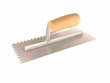 Notched Trowel - 1/4-in. Square - Wood Handle