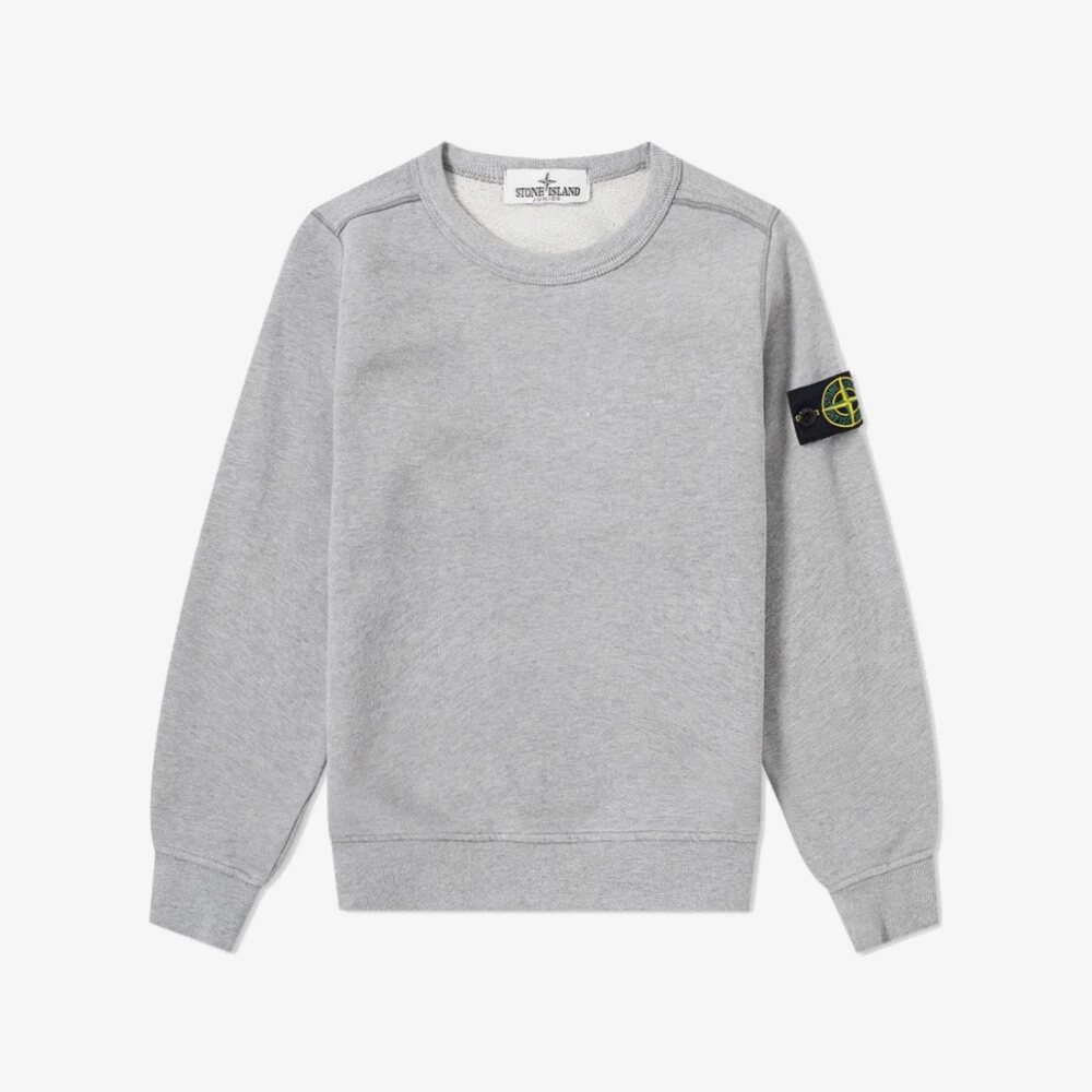 Stone island junior grey clearance sweatshirt