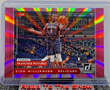  Zion Williamson #22 Franchise Features Holo Pink Laser 2021-22 Donruss