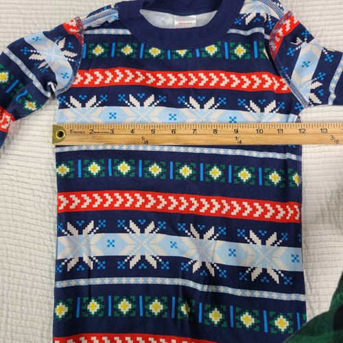 Lot/ 2 Hanna Andersson Pajamas Winter Animal Snowflake 140 cm US 10 Organic - Picture 9 of 14
