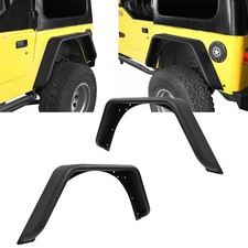 Steel Rear Tube Fender Flares Flat Wheel Guards For Jeep Wrangler 1997-2006 Tj Steel Rear Tube Fender Flares Flat Wheel Guards For Jeep Wrangler 1997-2006 Tj