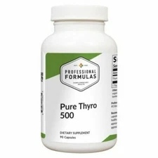 PURE THYRO 500 PROFESSIONAL FORMULAS Lyophilized Thyroid Glandular Mfg: 01/25