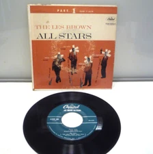 "The Les Brown All Stars Part 1" 45 EP in PS 1955 Capitol EAP 1-659 JAZZ VG++