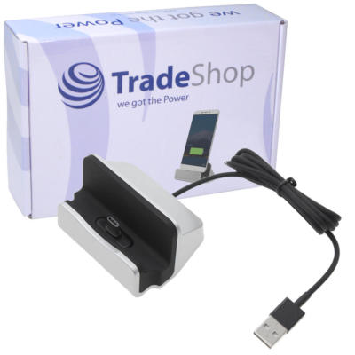 USB 3.1 Typ C Dockingstation Ladestation USB-C Ladegerät für Lenovo Phab 2 Pro
