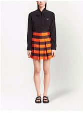 Prada, New with tags silk mini skirt, currently retails for $2750
