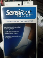 Scentsy Foot Diabetic Sock Medium Crew Style Black