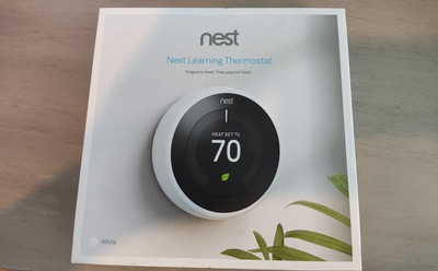 Nest Learning Thermostat - 3rd Generation Stainless Steel T3007es