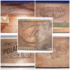 Alte Zigarrenkisten - verschiedene Ausführungen