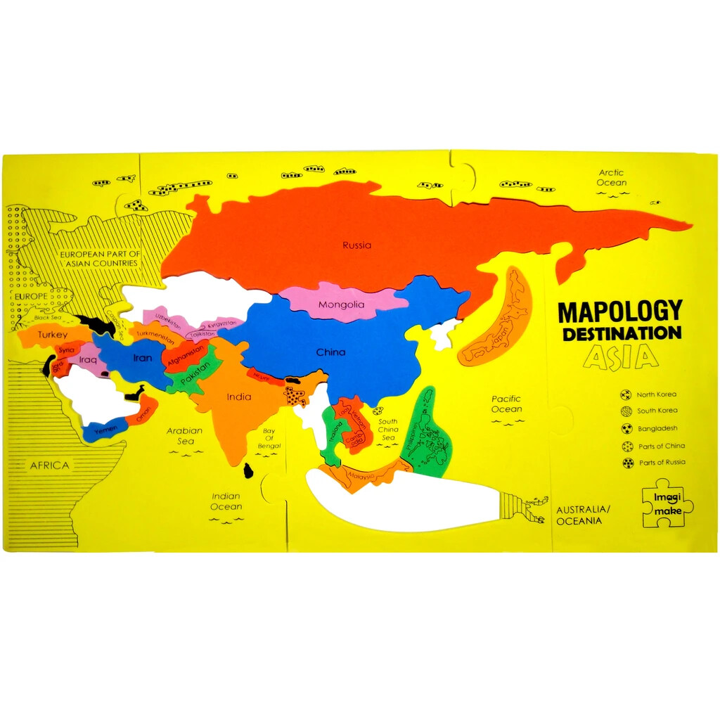 Maps Of Asia For Kids
