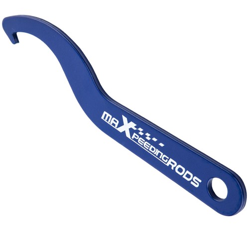 Pair Coilover Adjustment Tool Steel Spanner Wrench for Aftermarket Coilover Blue - Foto 11 di 11