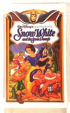 ORIGINAL VHS SNOW WHITE AND THE SEVEN DWARFS WALT DISNEY MASTERPIECE