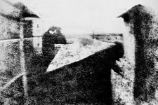 WORLD'S FIRST PHOTOGRAPH JOSEPH NIÉPCE 1826 PHOTOGRAPH PHOTO PRINT