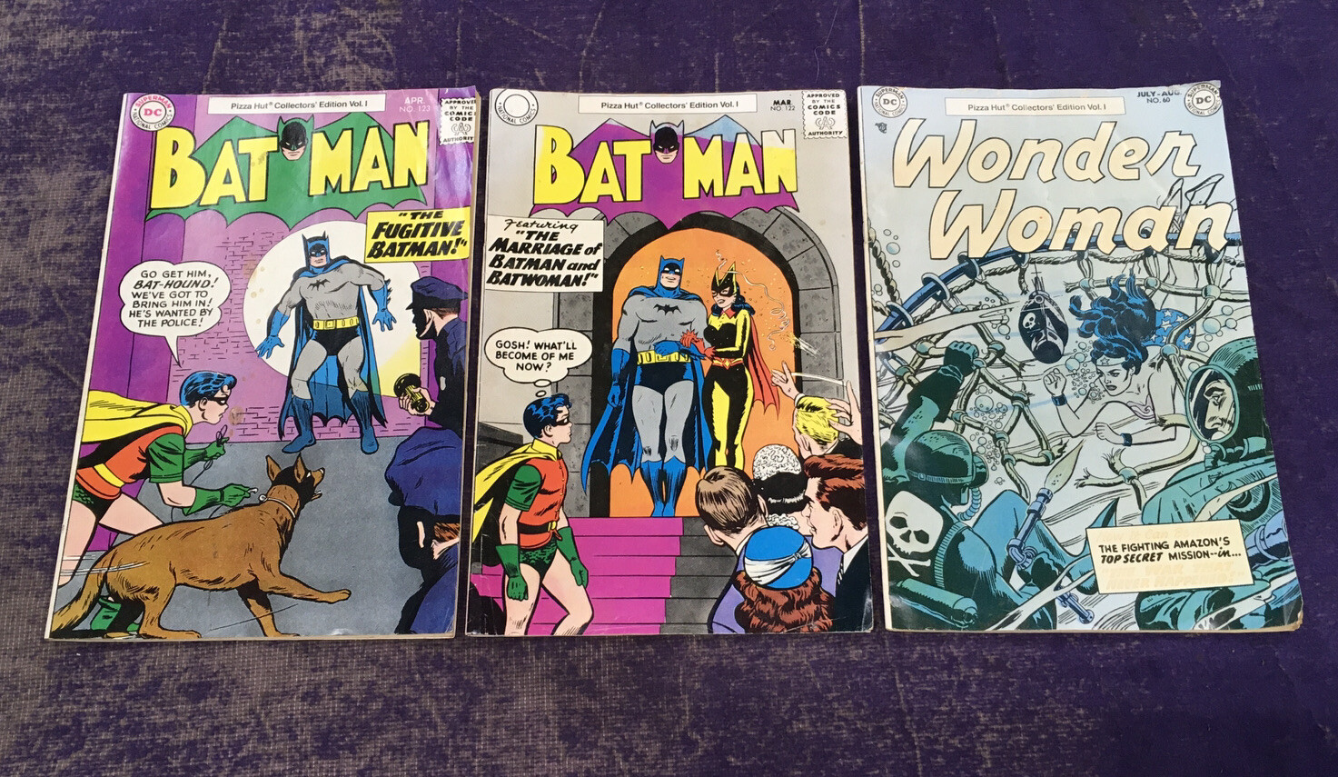 DC National Comics Pizza Hut Collector's Edition Vol I Batman/ Wonder