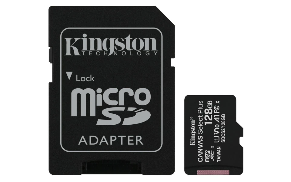 NEW Kingston Select 128GB Micro SD SDXC Memory Card + Adapter TF Class 10 100mbs - Image 3 of 4