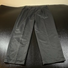 Dockers Dress Pants Mens 36x30" Gray Chino Relaxed Fit Pleated Comfort Work