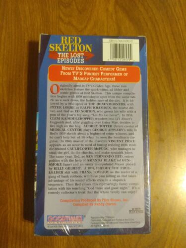 Red Skelton - The Lost Episodes (VHS 1995) 05-09579. New, Sealed - Fast Ship! - Picture 2 of 3