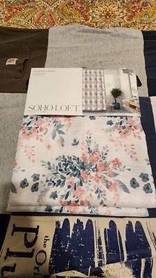 Soho LOFT SHOWER Curtain FLORAL PRINT