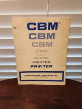 Vintage Commodore CBM Users Manual for Printer Models 2022  2023