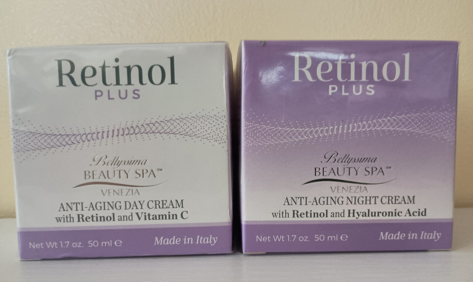 Retinol Anti-Aging Day & Night Cream Set 1.7 oz 50mL