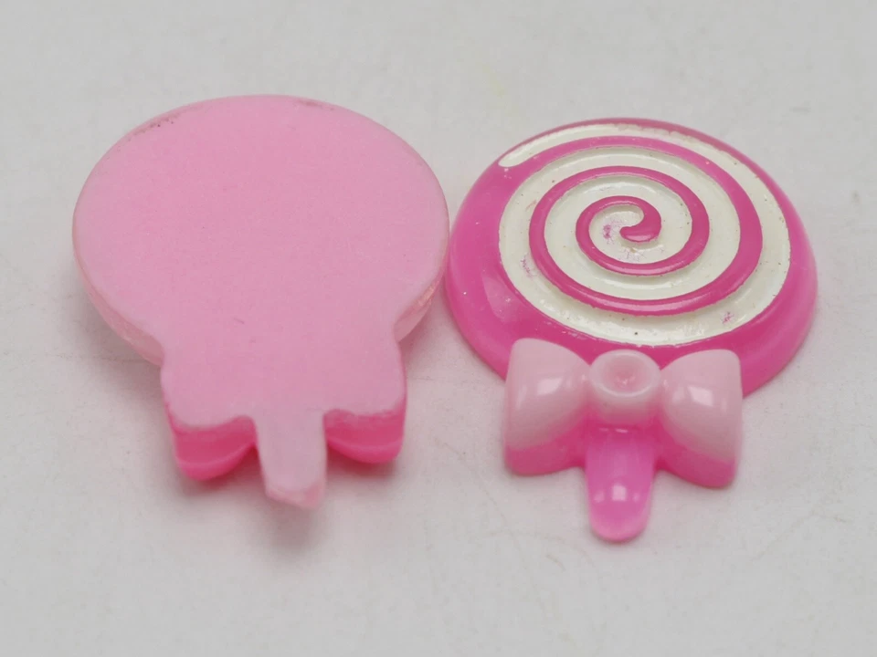 20 lindos cabujones de caramelo de flores de animales de resina plana para álbumes de recortes artesanales Foto 3 de 4