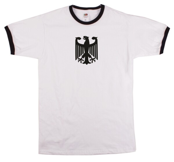 German Army Eagle Bundeswehr Ringer T-shirt - Military, Various Colours ...