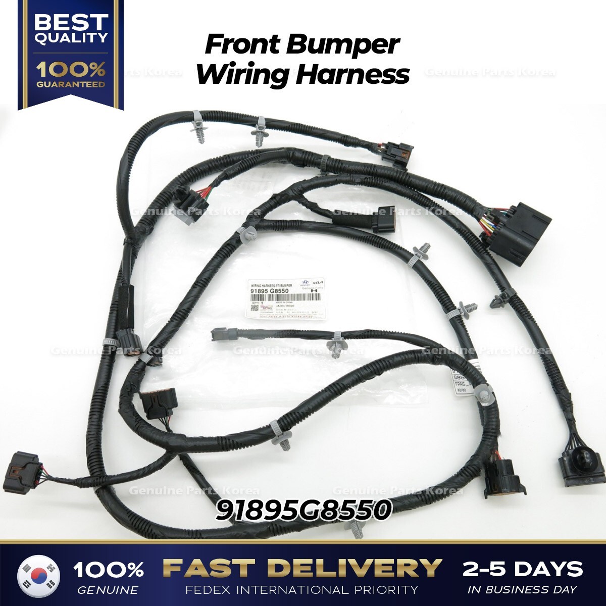 ⭐Genuine⭐ Front Bumper Wiring Harness 91895G8550 for