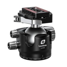 Leofoto LH-LR Ball Head, Lever Release, Bubber Level, Low Profile, 3/8" Srew ...