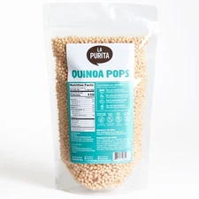 Puffed Quinoa Pops – Healthy Protein Cereal, Gluten-Free, Sugar-Free, Vegan S...