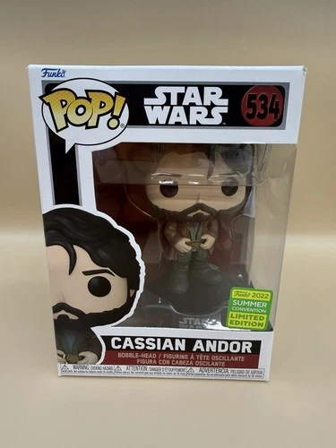 Funko Pop! Star Wars: Cassian Andor #534 (2022 Summer Con) w/ Protector