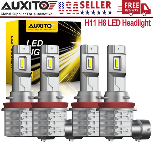 AUXITO Canbus 9005 9006 H11 H4 LED Headlight High Low Beam 6500K White 800000LM - Picture 29 of 31