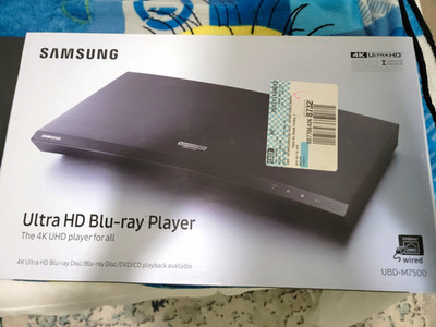 Samsung UBD-M7500 4K 2160p Ultra HD Blu-ray Player Wi-Fi Black CD/DVD