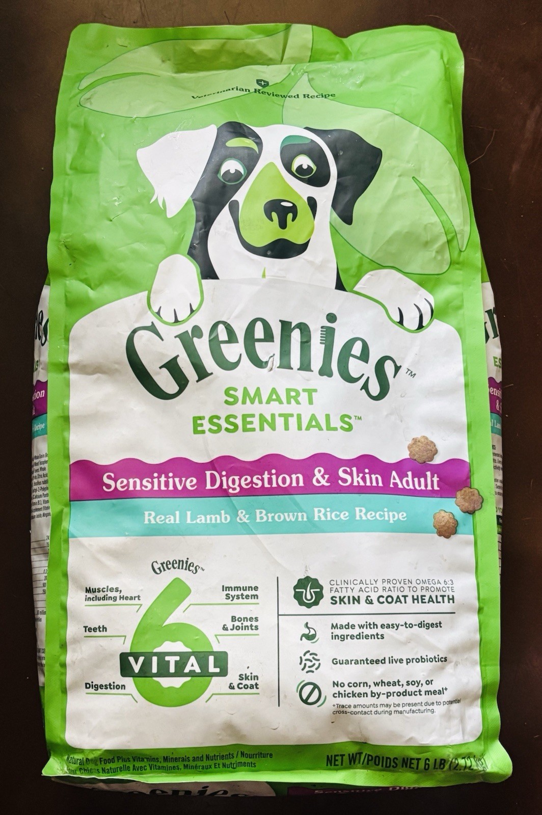 Greenies Sensitive Digestion&Skin Real Lamb&Brown Rice Recip