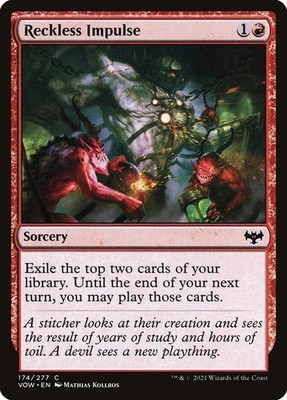 Reckless Impulse (174) Innistrad: Crimson Vow VOW MTG Magic