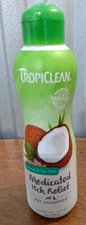 Tropiclean Medicated Dog Shampoo for Allergies and Itching | Tea Tree & Oatmeal 