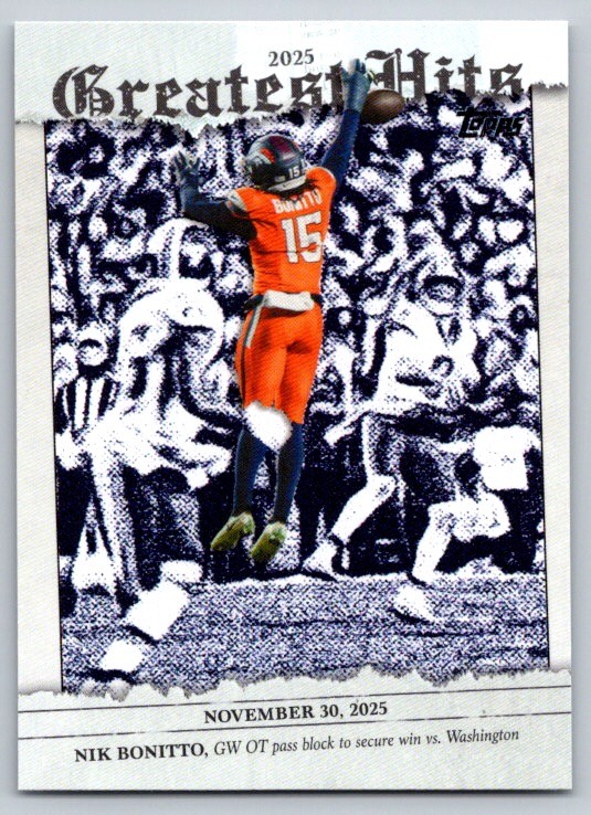 2026 Topps Flagship #25GH-NB Nik Bonitto 2025 Greatest Hits