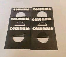 45 RPM 7" RECORD SLEEVES CO. SLEEVE 6 PACK SEE PHOTOS Columbia Records SLV357