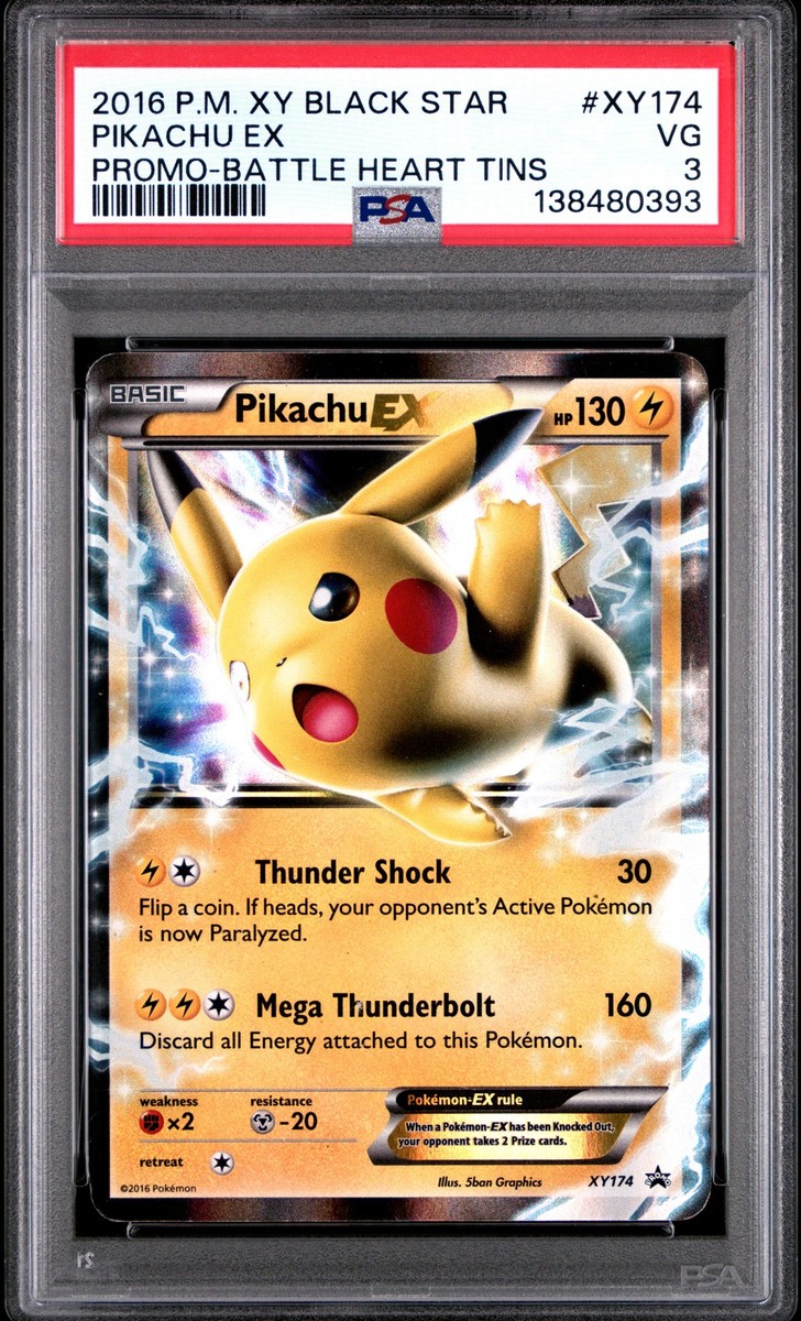 【本日限定】【旧裏、海外版】PSA7 ピカチュウEX XY174 PROMO Pikachu EX XY174 XY Holo for sale online | eBay