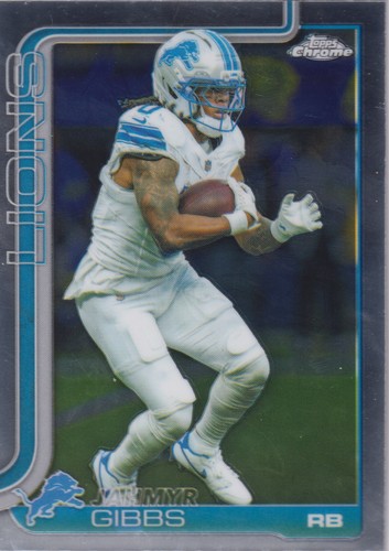 2025 Topps Chrome #101 Jahmyr Gibbs