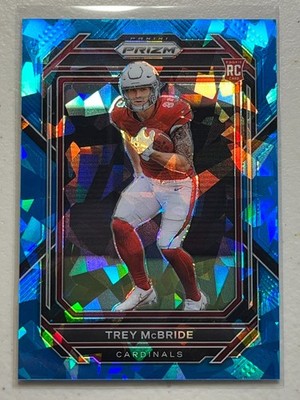 Trey McBride 2022 Panini Prizm /99 Blue Ice Prizms Rookie RC Parallel #327
