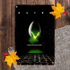 Alien Movie Poster Vintage Aluminum Tin Metal Signs Home Décor 8x12
