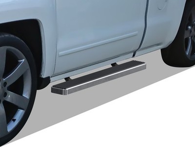 APS Running Boards 5in Fit 07-18 Silverado Sierra Regular Cab