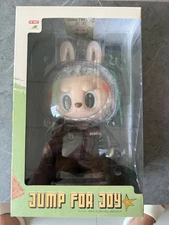 38CM BIG 100% Authentic The Monsters JUMP FOR JOY Super Rare Vinyl Figures Toy