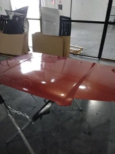 2007 Subaru Forester Hood Panel OEM Red Dented & Scratched 57229SA0209P