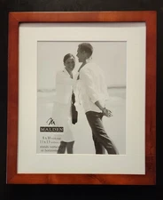 Malden 11 x 13 Cherry Wood Grain Stand Picture Frames