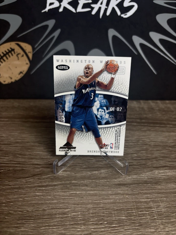 Loren Woods & Brendan Haywood 1749/2500 #125 Basketball - Image 3 of 3